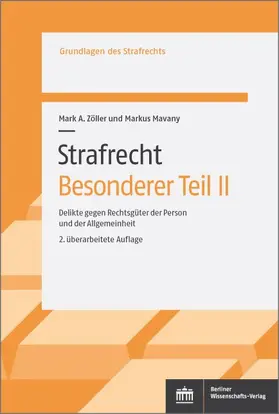Zöller / Mavany |  Strafrecht. Besonderer Teil II | Buch |  Sack Fachmedien