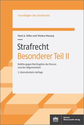 Zöller / Mavany | Strafrecht. Besonderer Teil II | Buch | 978-3-8305-5047-1 | sack.de
