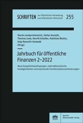 Junkernheinrich / Korioth / Lenk |  Jahrbuch für öffentliche Finanzen 2-2022 | Buch |  Sack Fachmedien