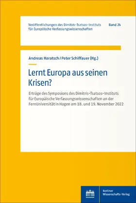 Haratsch / Schiffauer |  Lernt Europa aus seinen Krisen? | Buch |  Sack Fachmedien