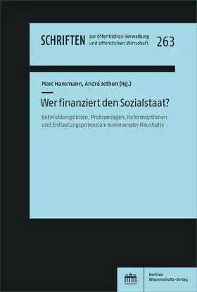 Hansmann / Jethon |  Wer finanziert den Sozialstaat? | Buch |  Sack Fachmedien
