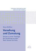 Kleffner / Plattig |  Kleffner, K: Vorsehung und Zumutung | Buch |  Sack Fachmedien