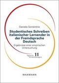Sorrentino |  Studentisches Schreiben italienischer Lernender in der Fremdsprache Deutsch | Buch |  Sack Fachmedien