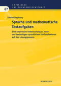 Stephany |  Sprache und mathematische Textaufgaben | Buch |  Sack Fachmedien