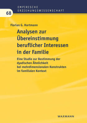Hartmann |  Hartmann, F: Analysen zur Übereinstimmung beruflicher Intere | Buch |  Sack Fachmedien
