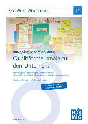 Gogolin / Lengyel / Bainski | Durchgängige Sprachbildung. Qualitätsmerkmale für den Unterricht | Buch | 978-3-8309-4080-7 | sack.de