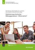 McElvany / Becker / Lauermann |  Optimierung schulischer Bildungsprozesse - What works? | Buch |  Sack Fachmedien