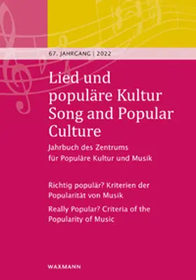Holtsträter |  Lied und populäre Kultur / Song and Popular Culture | Buch |  Sack Fachmedien