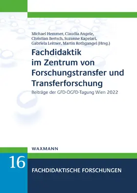 Hemmer / Angele / Bertsch |  Fachdidaktik im Zentrum von Forschungstransfer und Transferforschung | Buch |  Sack Fachmedien