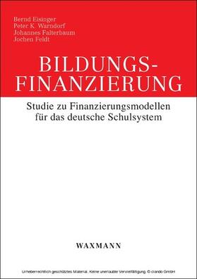 Eisinger / Falterbaum / Feldt | Bildungsfinanzierung | E-Book | sack.de