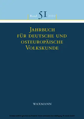 Fendl / Mezger / Prosser-Schell |  Jahrbuch für deutsche und osteuropäische Volkskunde | eBook | Sack Fachmedien