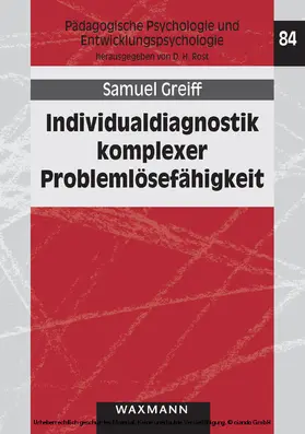 Greiff |  Individualdiagnostik komplexer Problemlösefähigkeit | eBook | Sack Fachmedien