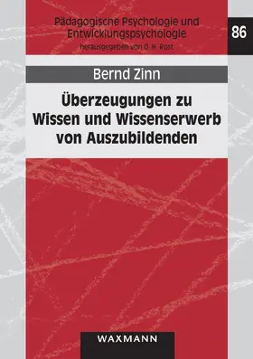 Zinn |  Überzeugungen zu Wissen und Wissenserwerb von Auszubildenden | eBook | Sack Fachmedien