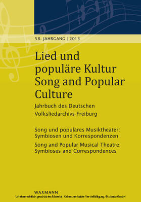 Fischer / Jansen / Widmaier | Lied und populäre Kultur - Song and Popular Culture 58 (2013) | E-Book | sack.de