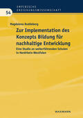 Buddeberg |  Zur Implementation des Konzepts Bildung für nachhaltige Entwicklung | eBook | Sack Fachmedien