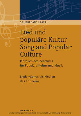 Fischer / Widmaier | Lied und populäre Kultur - Song and Popular Culture 59 (2014) | E-Book | sack.de
