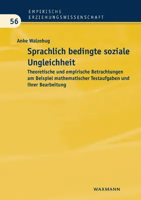 Walzebug |  Sprachlich bedingte soziale Ungleichheit | eBook | Sack Fachmedien