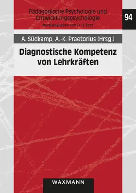 Praetorius / Südkamp | Diagnostische Kompetenz von Lehrkräften | E-Book | sack.de