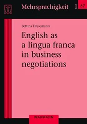 Dresemann | English as a lingua franca in business negotiations | E-Book | www.sack.de