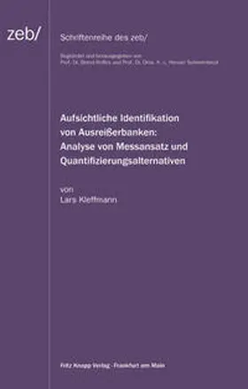 Kleffmann |  Aufsichtliche Identifikation von Ausreißerbanken zeb Band 57 | Buch |  Sack Fachmedien