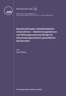 Peters |  Bankbeziehungen mittelständischer Unternehmen – | Buch |  Sack Fachmedien