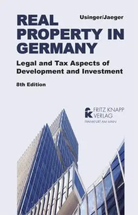 Usinger / Jaeger |  Real Property in Germany | Buch |  Sack Fachmedien