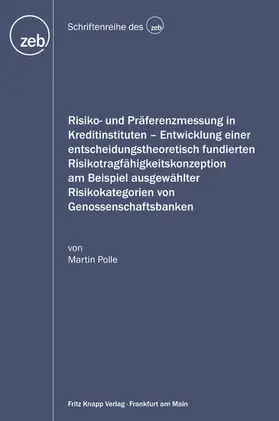 Polle |  Risiko- und Präferenzmessung in Kreditinstituten | eBook | Sack Fachmedien
