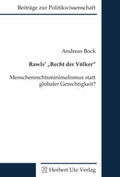 Bock |  Rawls’ »Recht der Völker« | Buch |  Sack Fachmedien