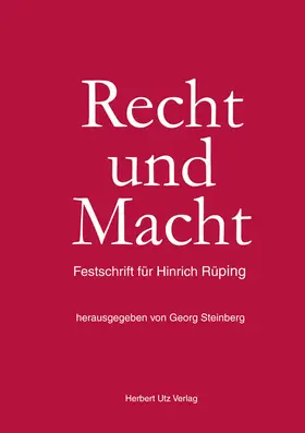 Steinberg |  Recht und Macht | eBook | Sack Fachmedien