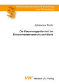 Stehr |  Die Personengesellschaft im Einkommensteuerrechtsverhältnis | Buch |  Sack Fachmedien