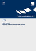 Reinhardt |  Bewertung der Ressourceneffizienz in der Fertigung | Buch |  Sack Fachmedien