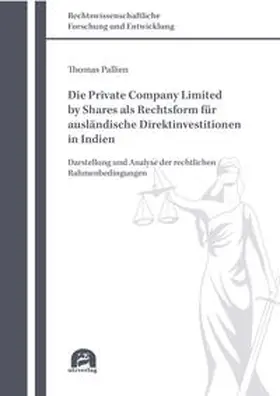 Pallien | Die Private Company Limited by Shares als Rechtsform für ausländische Direktinvestitionen in Indien | Buch | 978-3-8316-4957-0 | sack.de