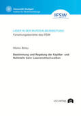 Boley |  Bestimmung und Regelung der Kapillar- und Nahttiefe beim Laserstrahlschweißen | Buch |  Sack Fachmedien