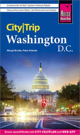 Brinke / Kränzle |  Reise Know-How CityTrip Washington D.C. | Buch |  Sack Fachmedien