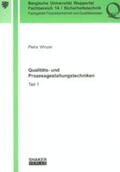Winzer |  Qualitäts- und Prozessgestaltungstechniken / Qualitäts- und Prozessgestaltungstechniken | Buch |  Sack Fachmedien