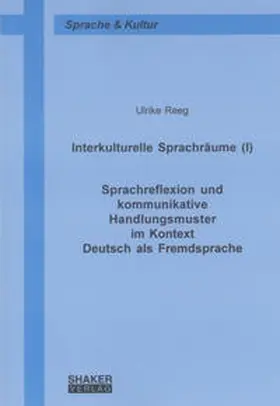 Reeg |  Interkulturelle Sprachräume (I) | Buch |  Sack Fachmedien