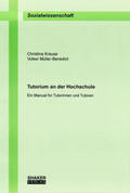 Krause / Müller-Benedict |  Tutorium an der Hochschule | Buch |  Sack Fachmedien