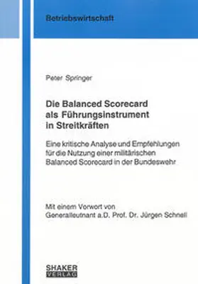 Springer |  Die Balanced Scorecard als Führungsinstrument in Streitkräften | Buch |  Sack Fachmedien