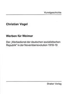 Vogel |  Werben für Weimar | Buch |  Sack Fachmedien