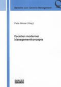 Winzer |  Facetten moderner Managementkonzepte | Buch |  Sack Fachmedien