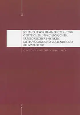 Academia Domitor - Studienforum Johann Jakob Hemmer e.V. |  Johann Jakob Hemmer (1733-1790) | Buch |  Sack Fachmedien