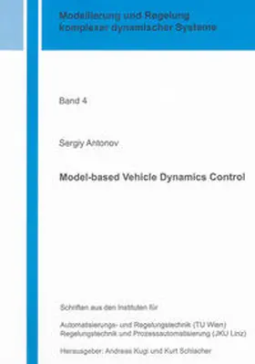 Antonov |  Model-based Vehicle Dynamics Control | Buch |  Sack Fachmedien