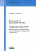 Schnöbel |  Governance der Schieneninfrastruktur | Buch |  Sack Fachmedien