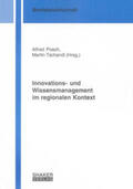 Posch / Tschandl |  Innovations- und Wissensmanagement im regionalen Kontext | Buch |  Sack Fachmedien