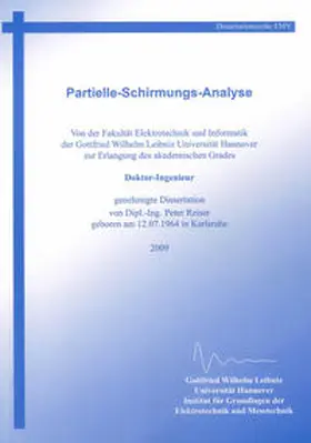 Reiser |  Partielle-Schirmungs-Analyse | Buch |  Sack Fachmedien