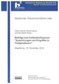 Lüderitz / Jüpner / Dittrich |  Beiträge zum Institutskolloquium "Auswirkungen von Eingriffen in Fließgewässern" | Buch |  Sack Fachmedien