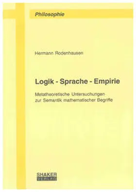 Rodenhausen |  Logik - Sprache - Empirie | Buch |  Sack Fachmedien
