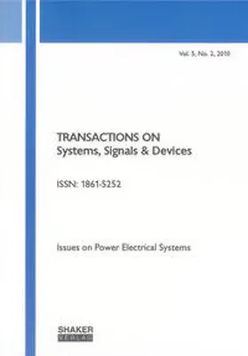 Masmoudi |  Transactions on Systems, Signals and Devices Vol. 5, No. 2 | Buch |  Sack Fachmedien