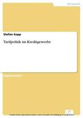 Sopp |  Tarifpolitik im Kreditgewerbe | eBook | Sack Fachmedien