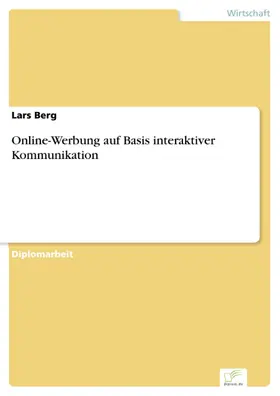 Berg |  Online-Werbung auf Basis interaktiver Kommunikation | eBook | Sack Fachmedien